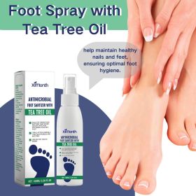 Tea tree oil foot spray, tea tree oil foot spray, foot and shoe refresher, quick-drying and easy to carry (Style: spray-1)